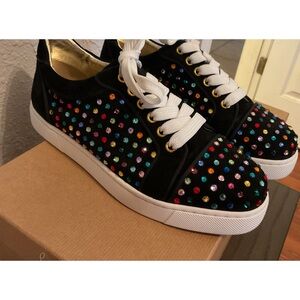 Christian Louboutin Jeweled Sneakers Size 6